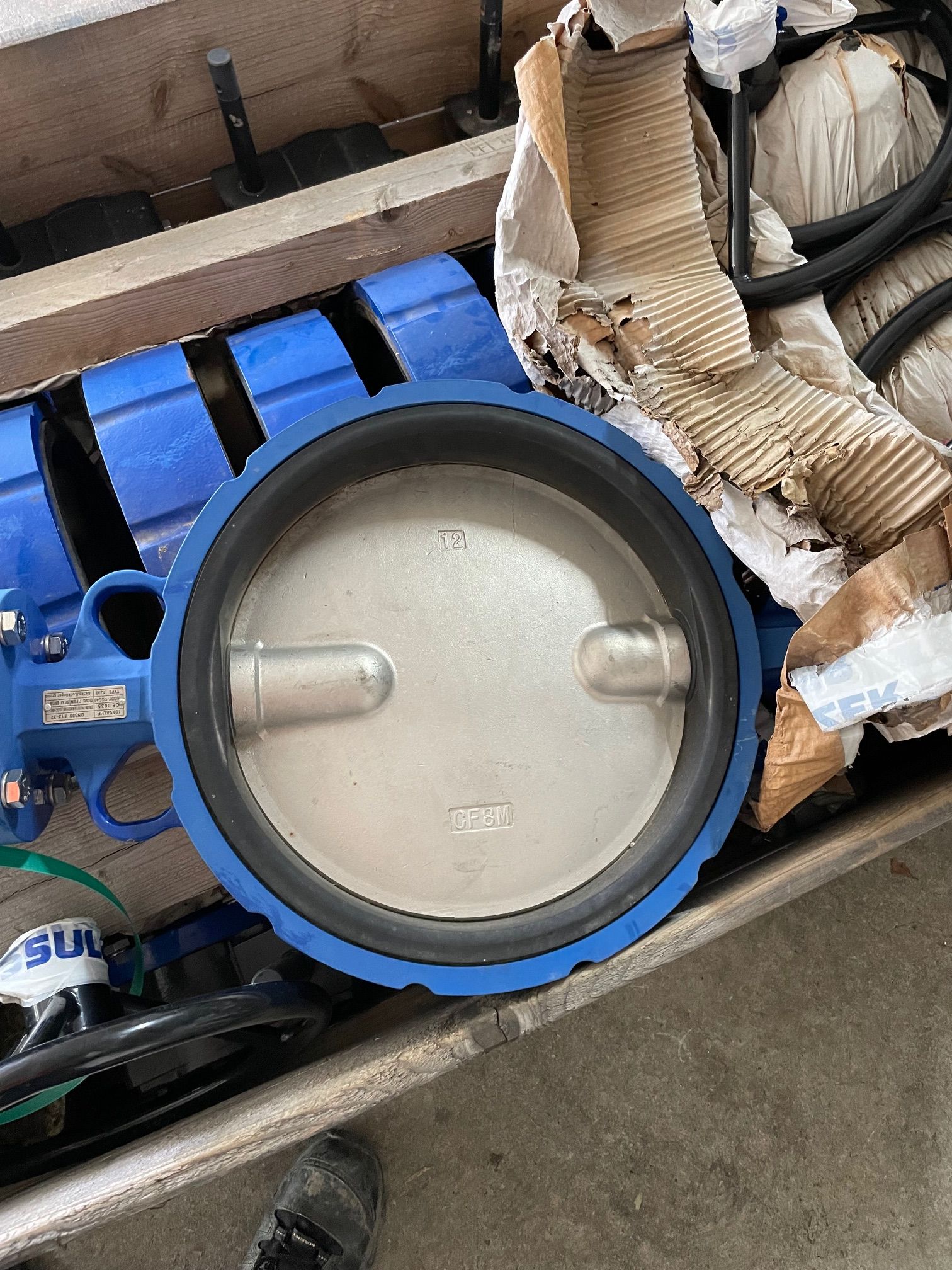 Butterfly Valve DN300 with gearbox and handwheel