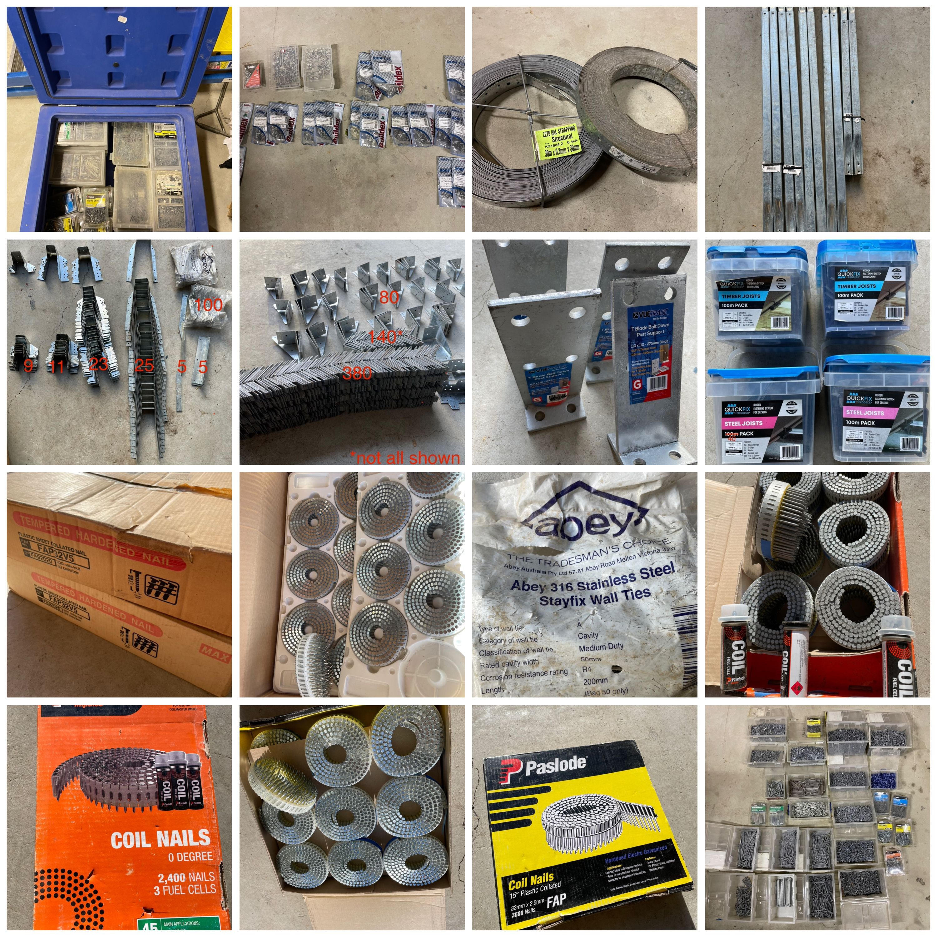 MEGA builders pack! Fixings and more