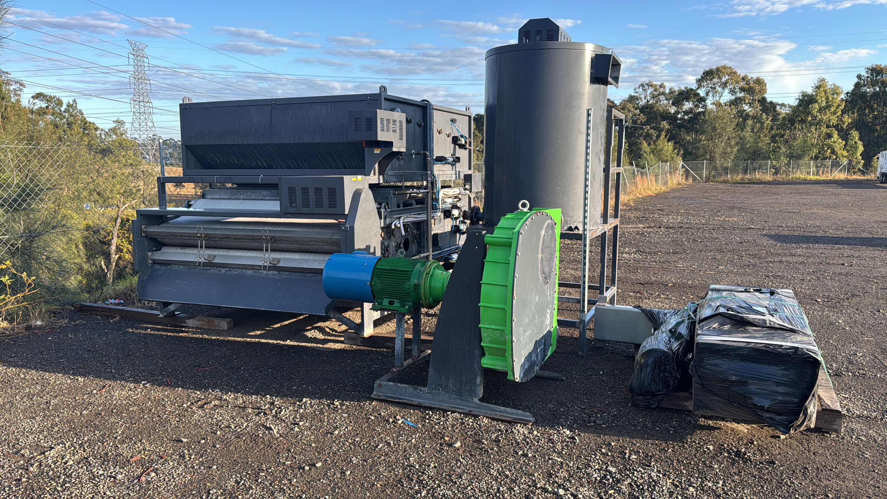 2m Belt Filter Press (full system)