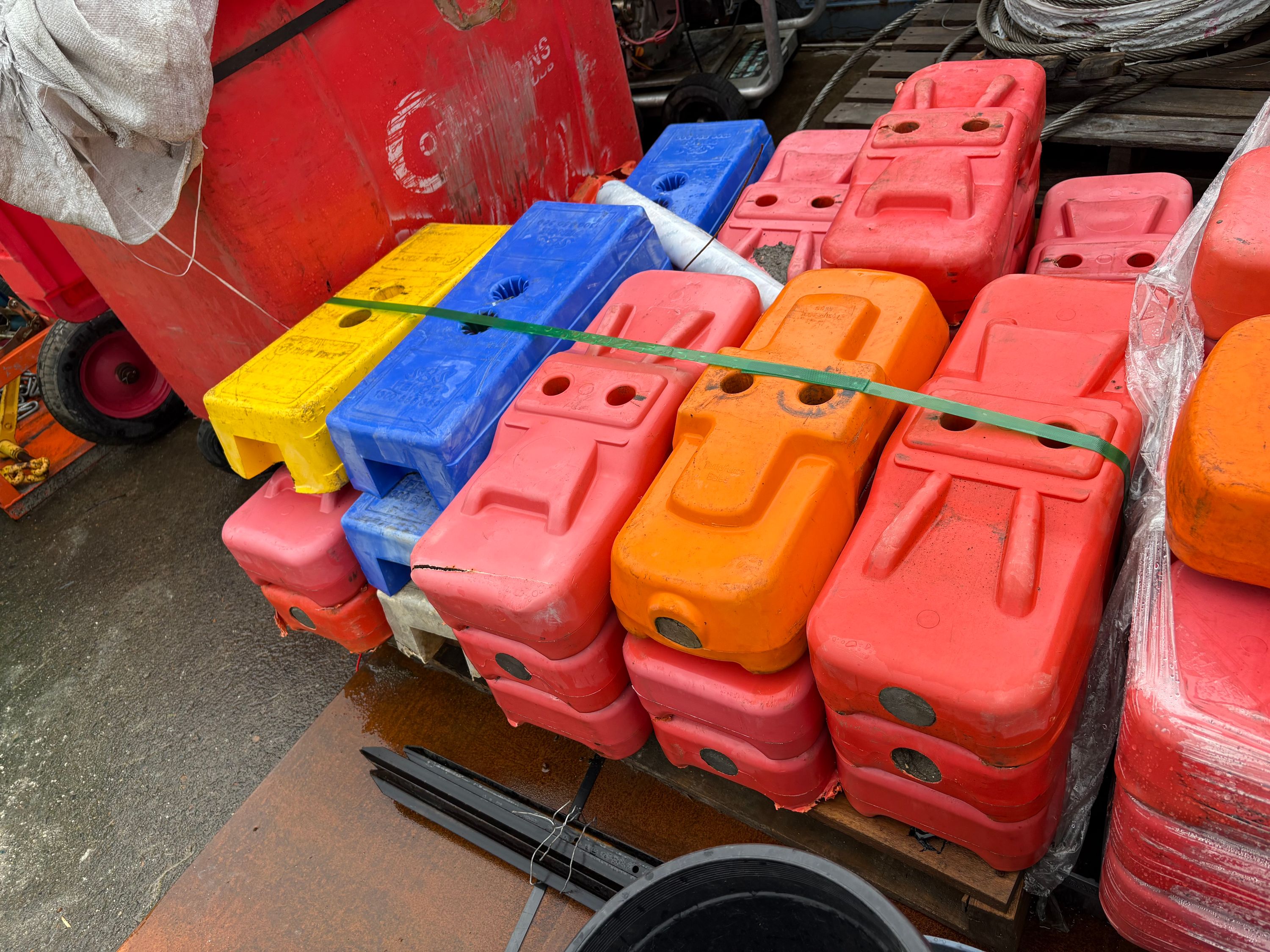 Temporary Fence Blocks